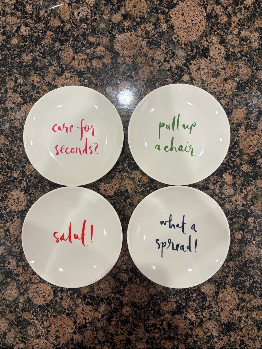 kate spade appetizer plates